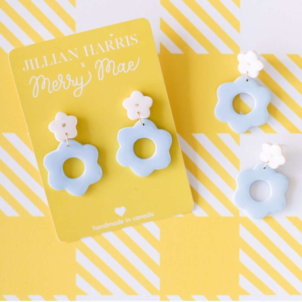 Merry Mae x Jillian Harris Retro Flower Earrings